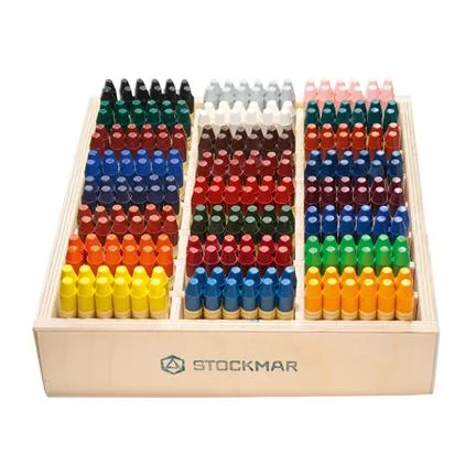 Stockmar display for crayons or blocks