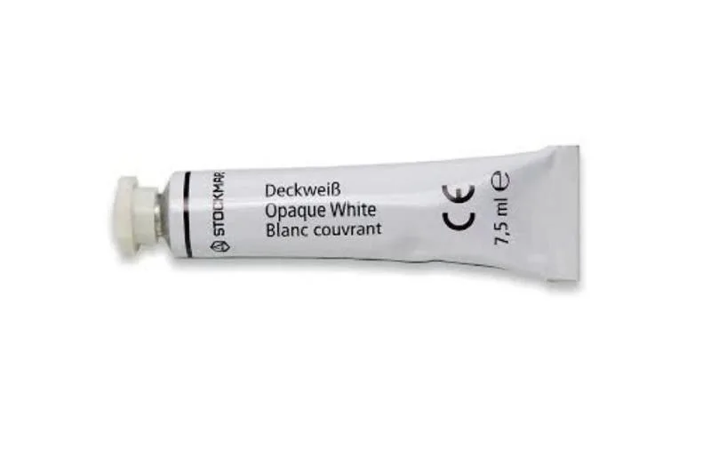 STOCKMAR Opaque Colours - 7.5ml White Tube