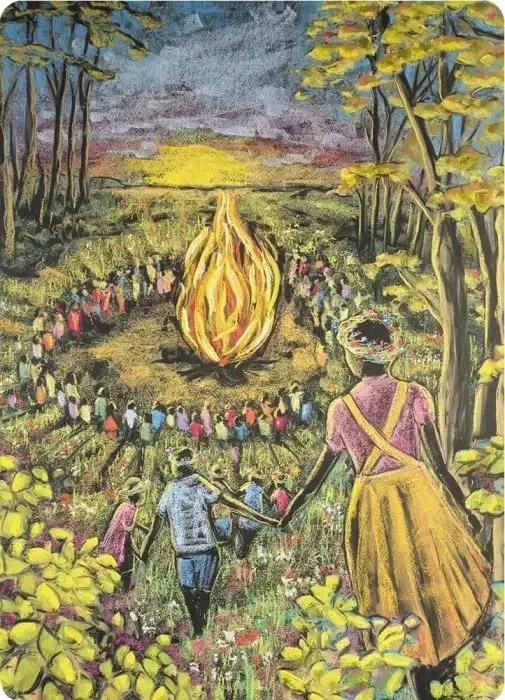 Postcards Kapitein Kalk - Summer's Fire
