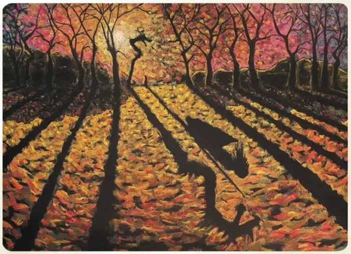 Chalkboard Art Poster - Autumn Courage