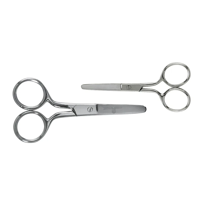 Lasteaiakäärid - vasakukäelistele - 10 cm - ümara metallotsaga