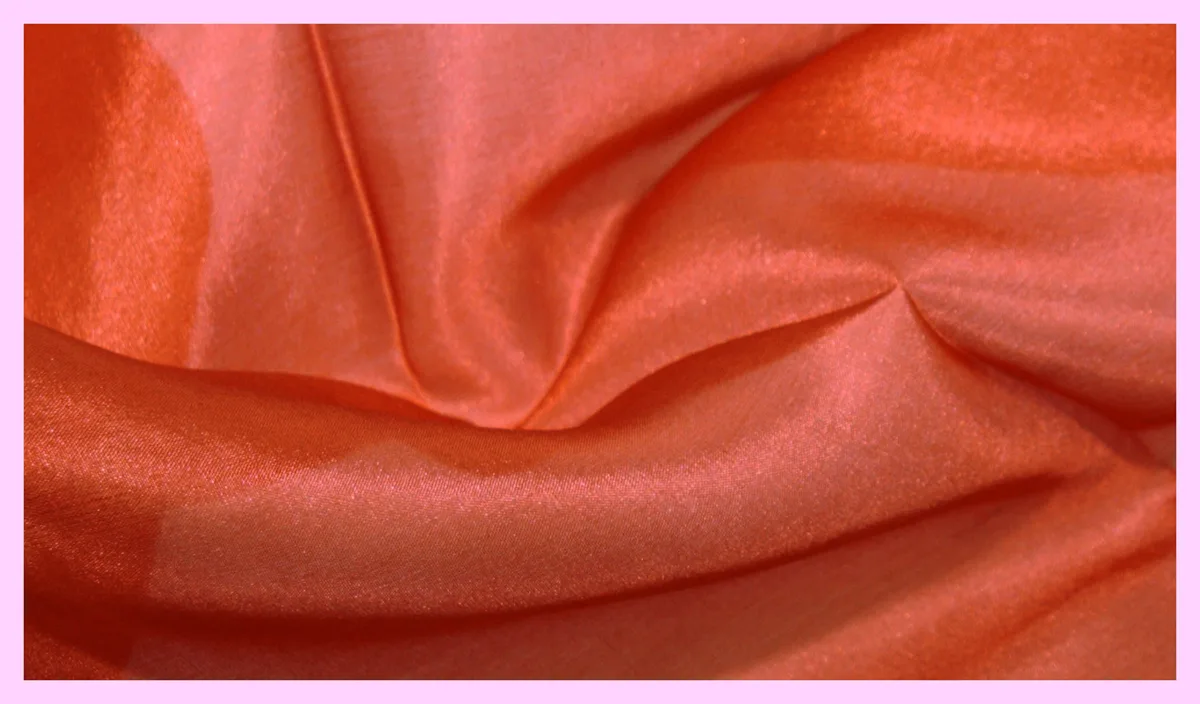 Filges Plant-dyed Hemmed Silk 92x92 cm - Autumn Orange