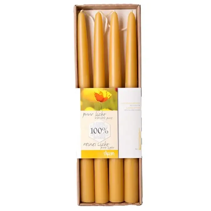 Dipam Beeswax Candles in a Presentation Box B34, 30 cm, ø 2,2 cm, 6 boxes