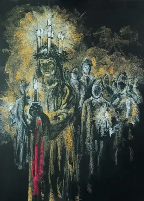 Chalkboard Art Poster - Lightbringer