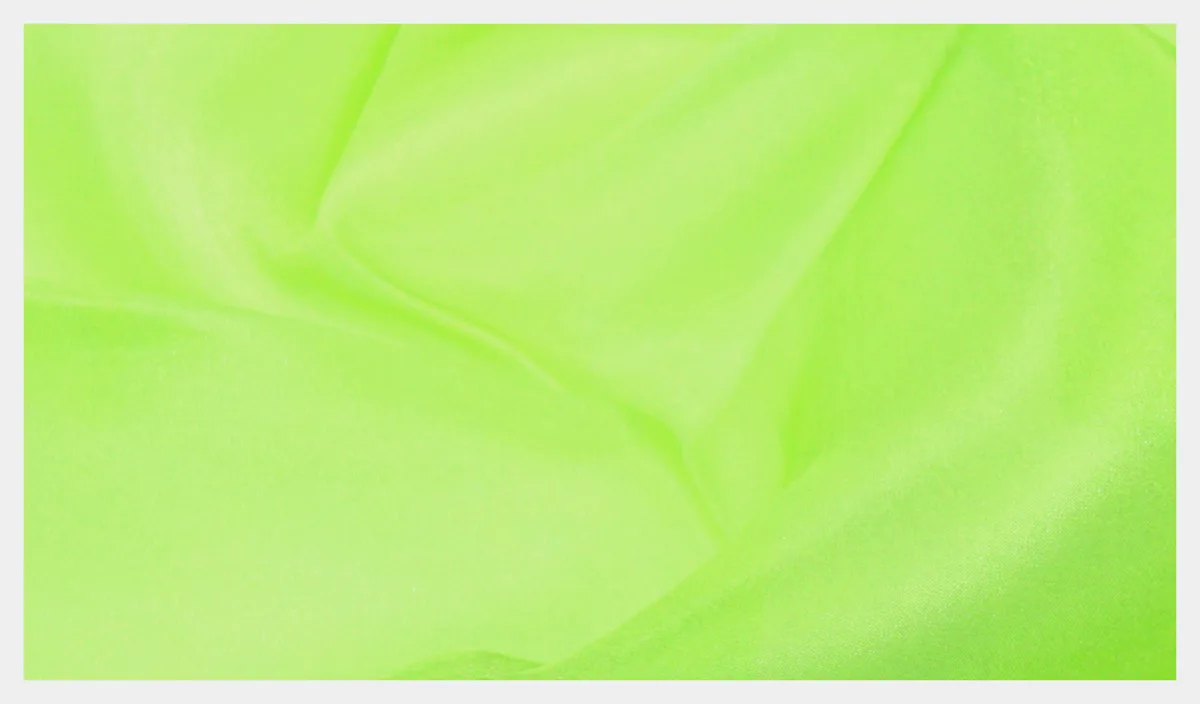 Filges Plant-dyed Hemmed Silk 92x92 cm - Light Green