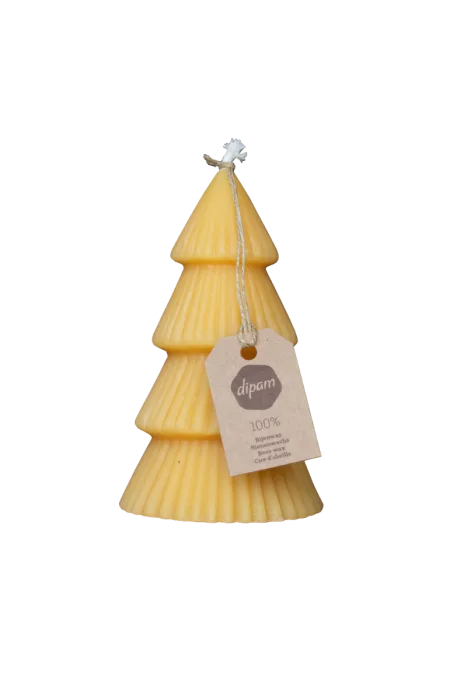 Dipam Christmas Tree shaped candle ø 7 x 12 cm
