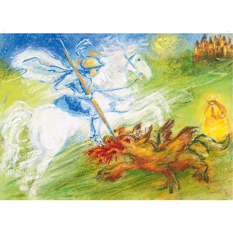 Marjan van Zeyl atvirukai - Šv. Jurgis nugali slibiną