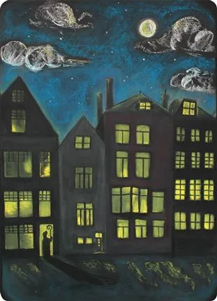 Chalkboard Art Poster - Saint Nicolas