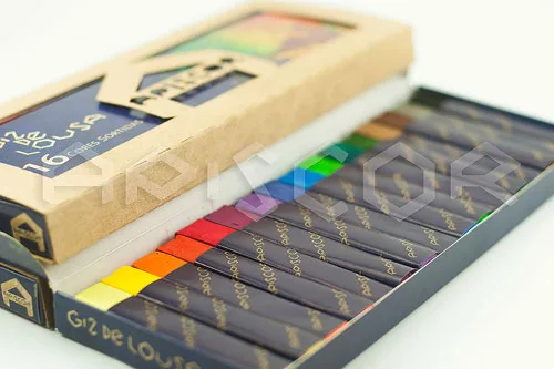 APISCOR blackboard chalk - set of 16 colours