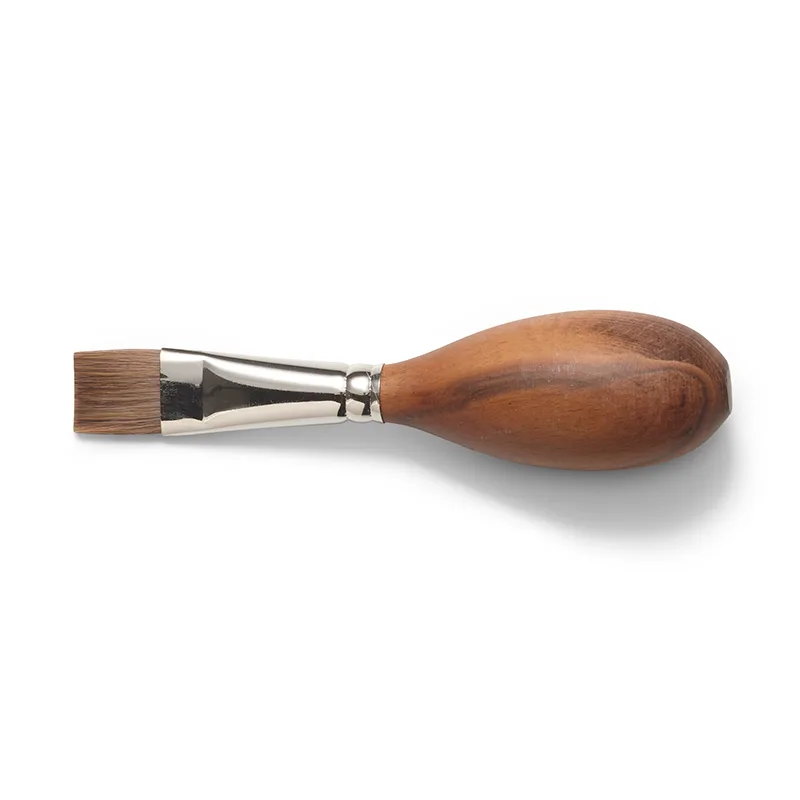 Paint Brush Synthetic Cow Hair Egg-shaped Handle