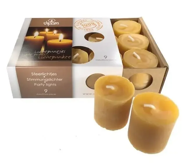Dipam Party Lights  5 Boxes of 9 Party Lights - Beeswax