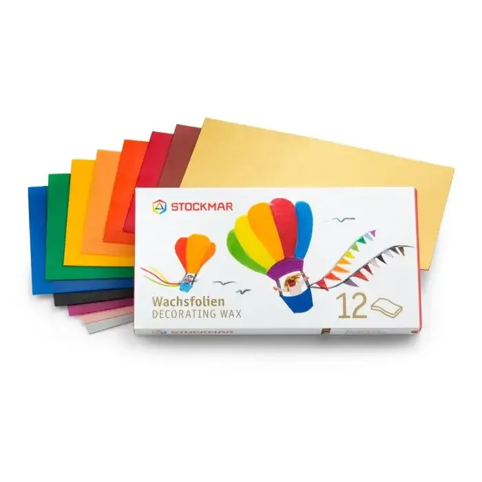 Stockmar Decorating Wax Large Box - 12 Assorted