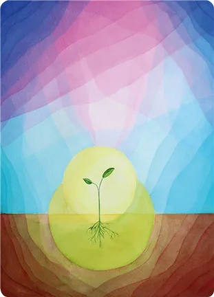 Chalkboard Art Poster - Sprout