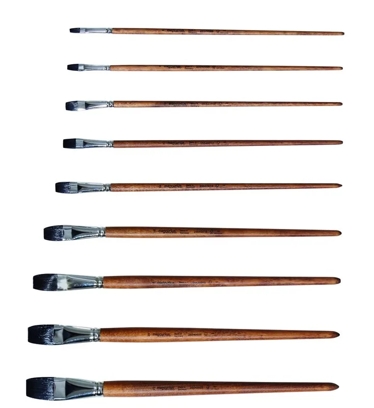 Lapik pintsel, sünteetiline tuhkrukarv #18 / 18mm x 30cm