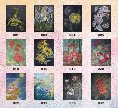 Postcards Kapitein Kalk - Flora Assortment Cards - 12 Cards