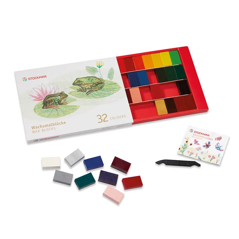 Stockmar wax block crayons 32