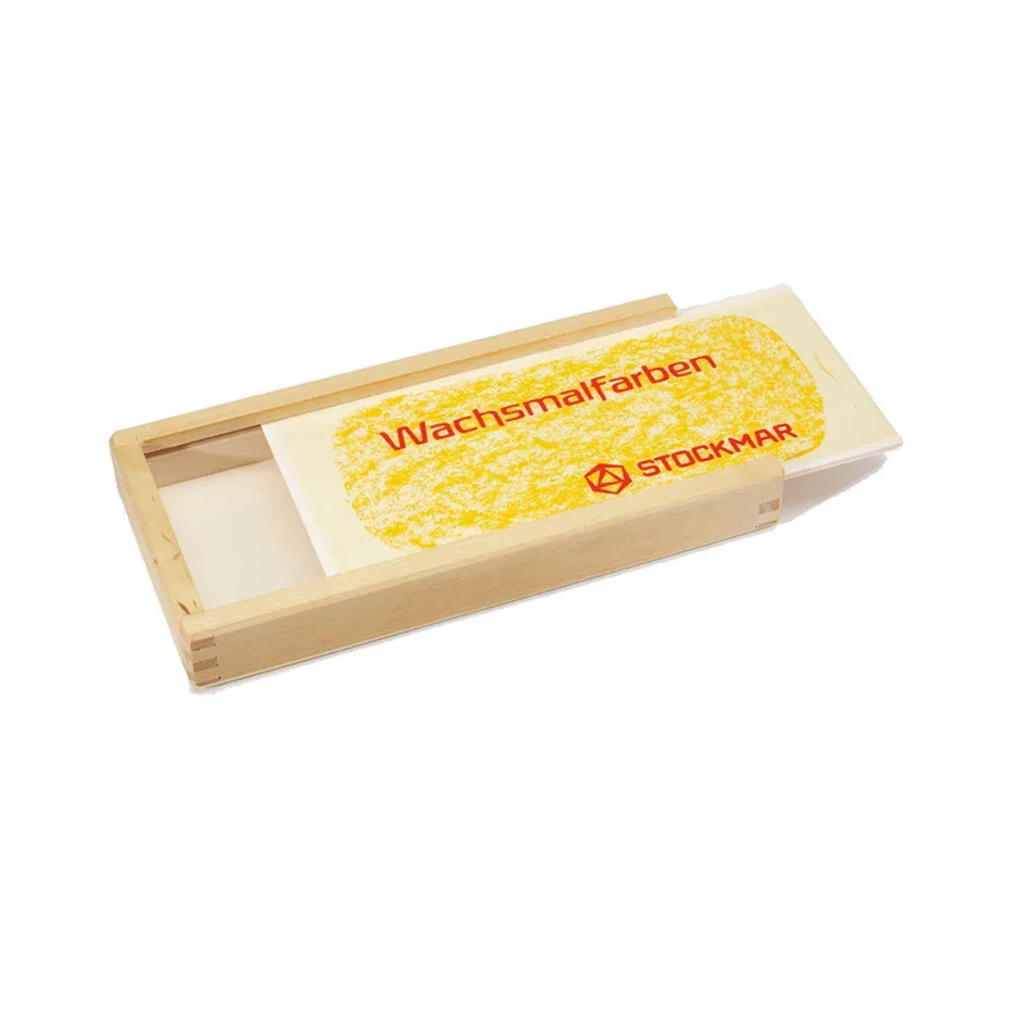 Stockmar Empty Wooden Box for 16 Wax Crayon Sticks or Blocks