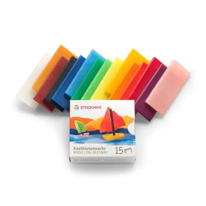 Stockmar Modelling Beeswax Box - 15 Assorted