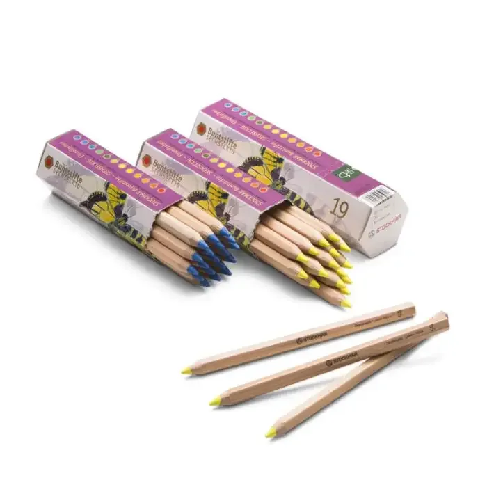 Stockmar coloured Pencils Hexagonal Box of 19