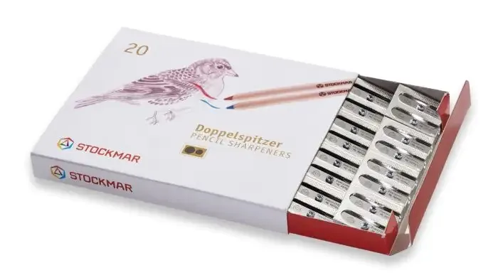 Stockmar Dual Sharpener - Metal box 20 pcs