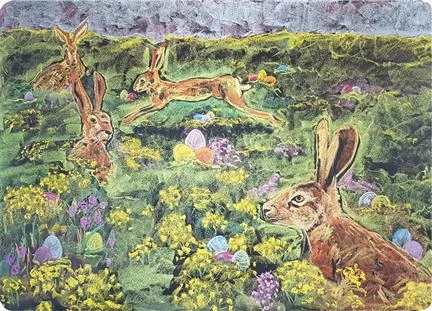 Postcards Kapitein Kalk - Easter
