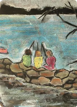 Postcards Kapitein Kalk - Anglers