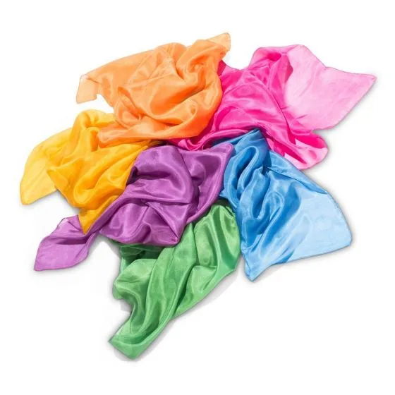 Filges Silk Cloths 90x90cm - Bold colours