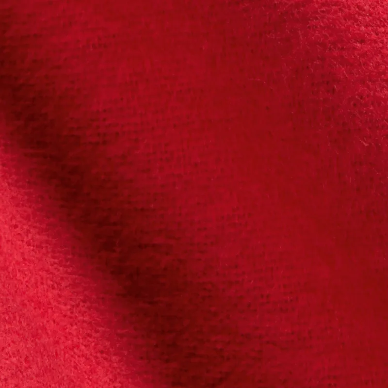 Puuvillane flanell 130x500cm - karmiinpunane