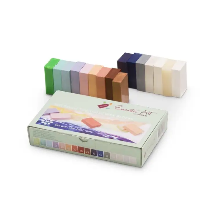 Encaustic Art Soft Pastels Selection – 16 vahavärvi komplekt