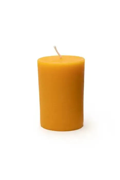 Dipam Pillar Candle, 110 mm x 78 mm 4 Pieces - Beeswax