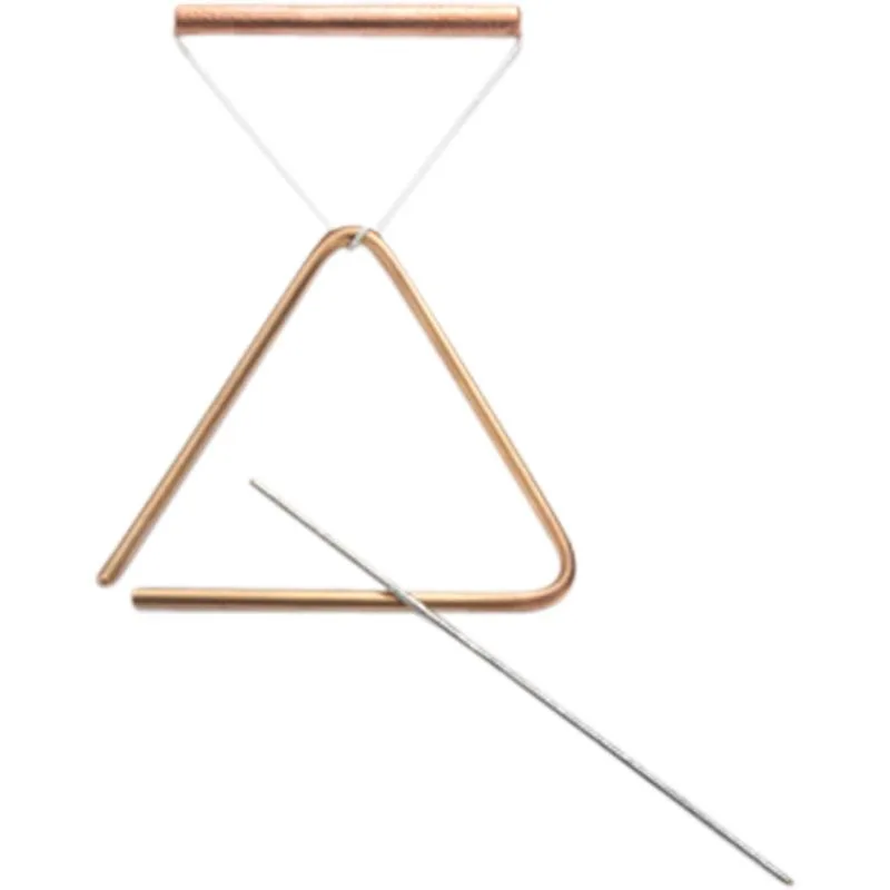 Choroi Triangular Set Bronze Medium Hammered w/ Beater &amp; Handle