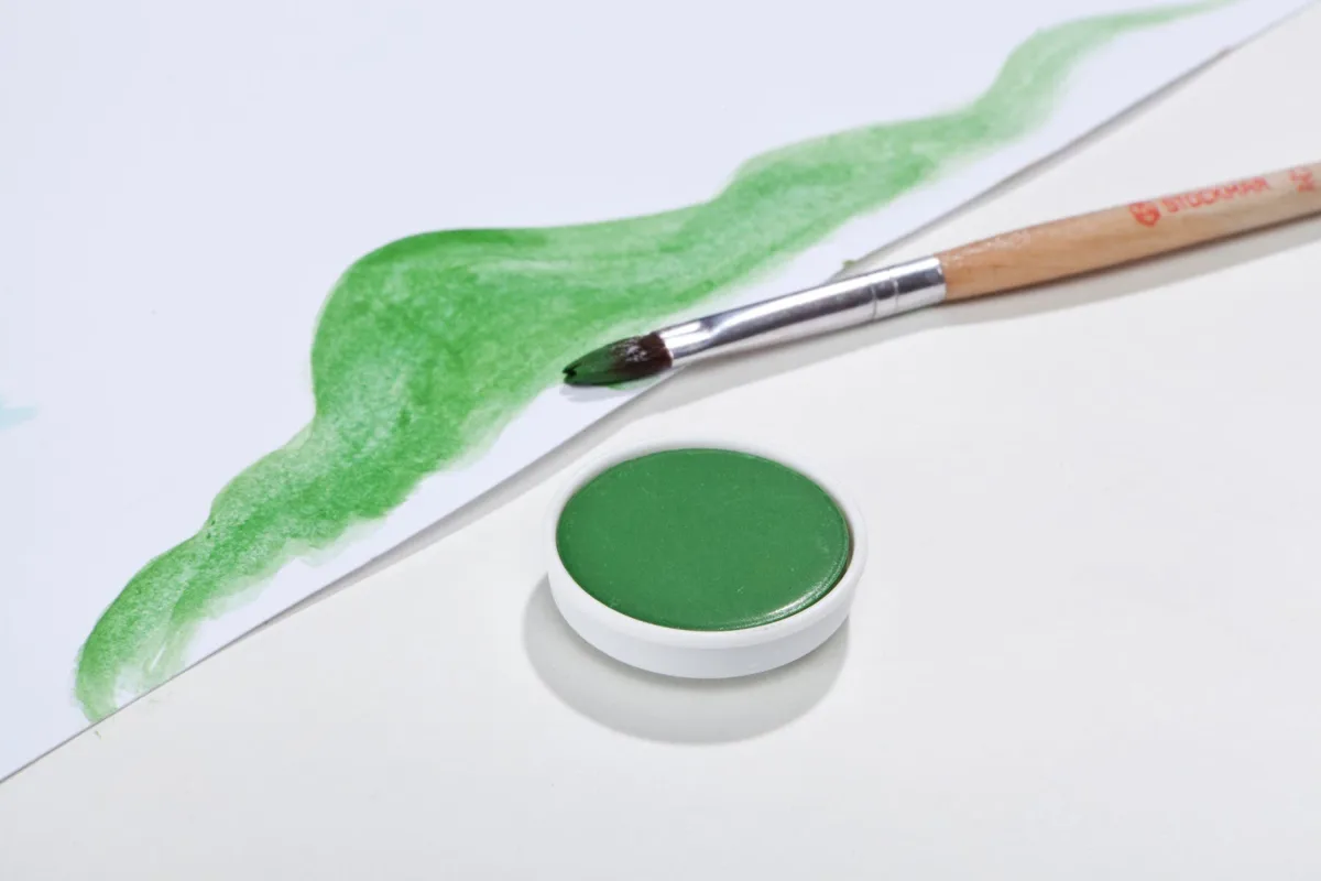 Stockmar Opaque colourbox Replacement colour 10 Pieces - Leaf Green