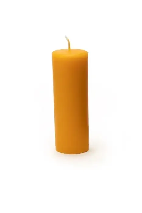 Dipam Pillar Candle, 140 mm x 48 mm 4 Pieces - Beeswax