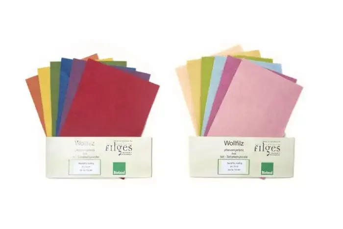Filges Felt Bioland Basic Colors - 6 sheets