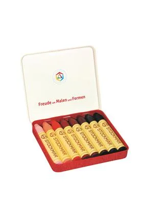 Stockmar Colours of the World Stick Crayons - 8 Assorted Colours