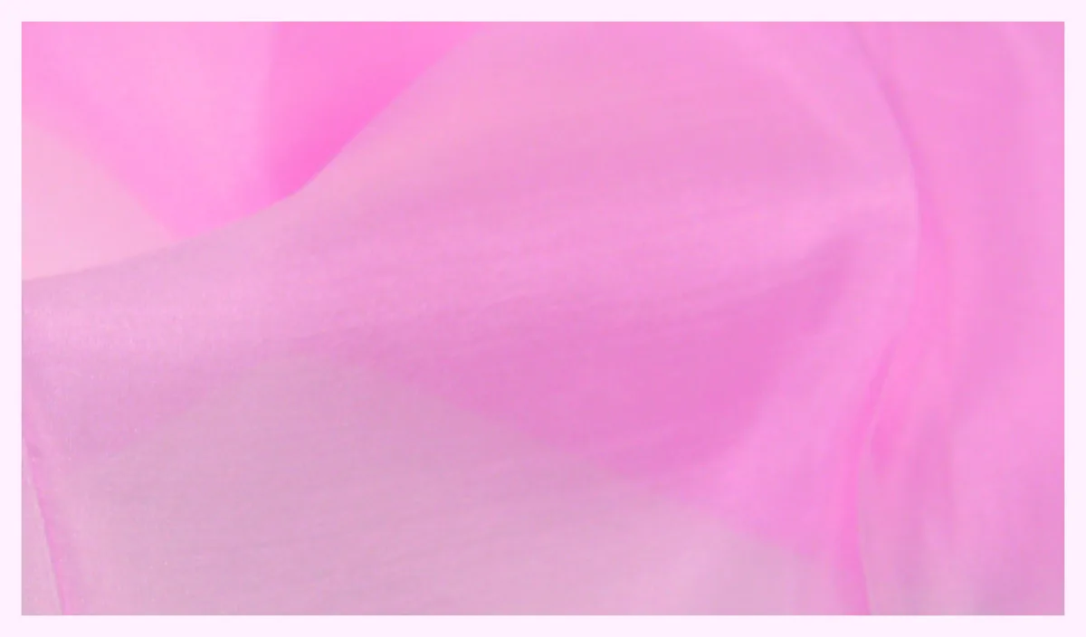 Filges Plant-dyed Hemmed Silk 92x92 cm - Pink