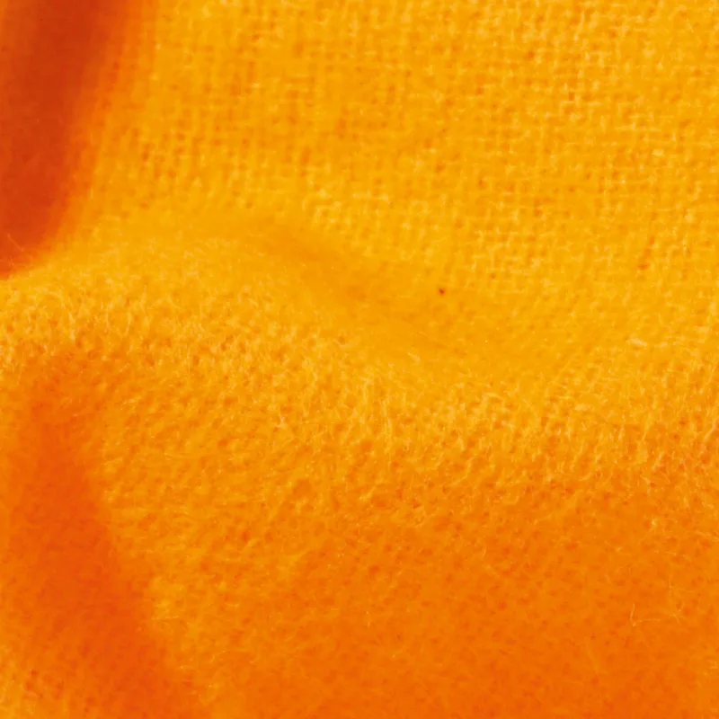 Puuvillane flanell 130x500cm - heleoranž