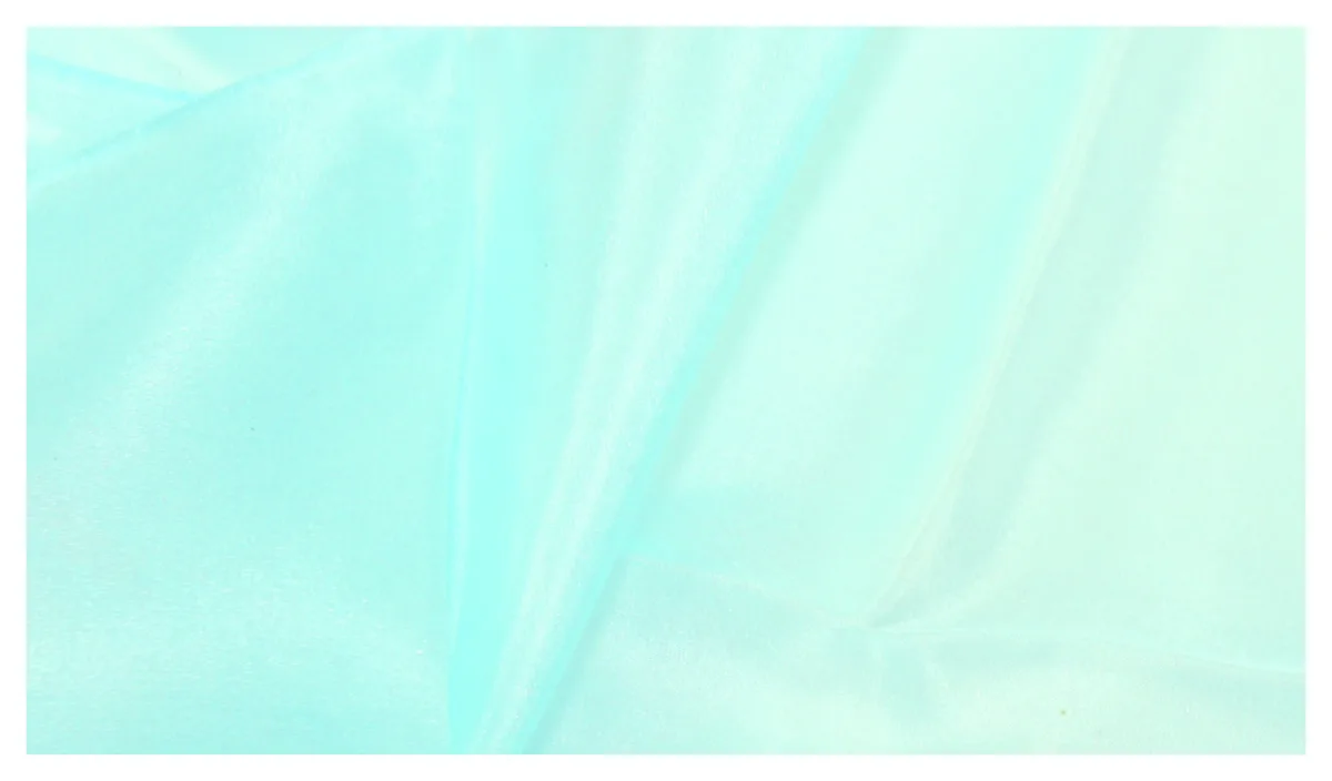 Filges Plant-dyed Hemmed Silk 92x92 cm - Light Blue