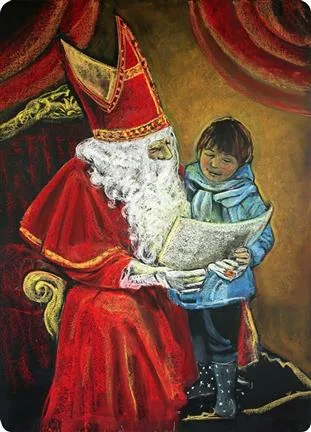 Postcards Kapitein Kalk - Saint Nicholas 'Eve