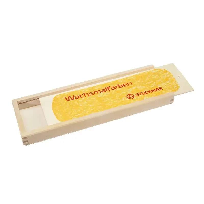 Stockmar Empty Wooden Box for 24 Wax Crayon Sticks or Blocks